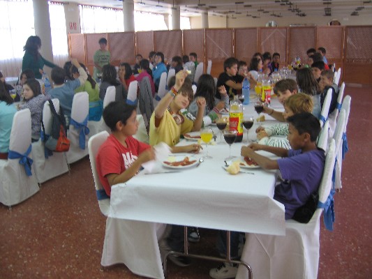 Comida en el restaurante Peñacruz Comida en el restaurante Peñacruz