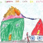 Alba, 5 años - Se ha quemado una casa